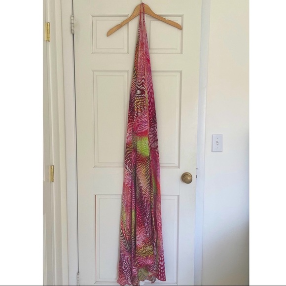 Alexis 2009 silk halter top maxi dress - Picture 4 of 11